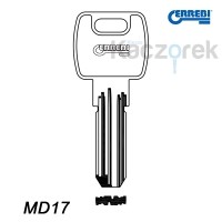 Errebi 025 - klucz surowy mosiężny - MD17